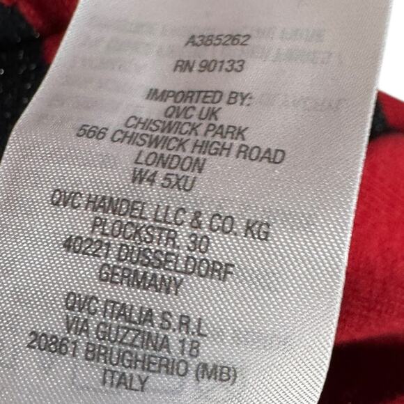 BOB MACKIE Wearable Art Red Long Sleeve Sweater SZ XL - Picture 8 of 8